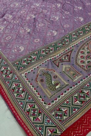Kutchi X Thread Work Sarees with Heavy Blouse