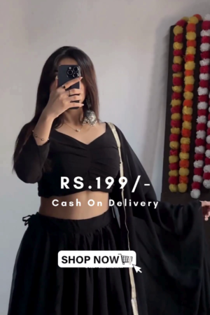 Women Flared Lehenga & Choli with Dupatta