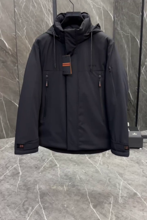 Men's Stain-resistant Jacket Water Resistant Hooded Winter Coats for Men