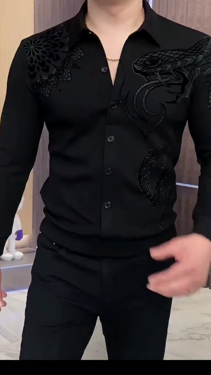 Men Premium Slim Fit Cotton Party Shirt