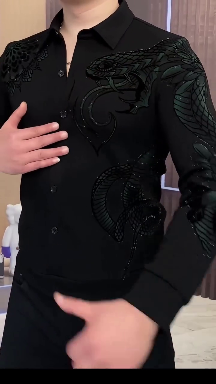 Men Premium Slim Fit Cotton Party Shirt - Image 5